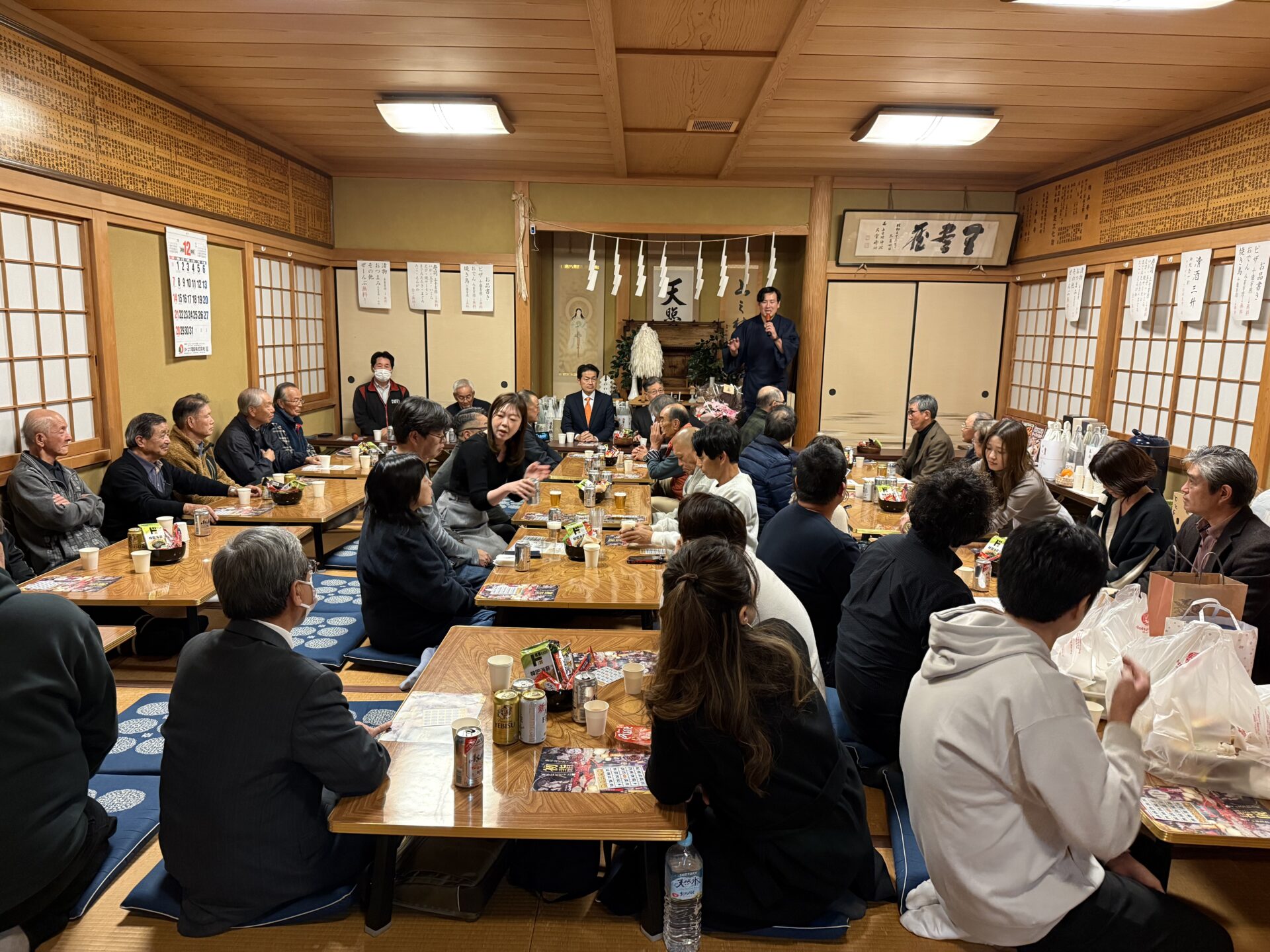上之雷電神社忘年会5